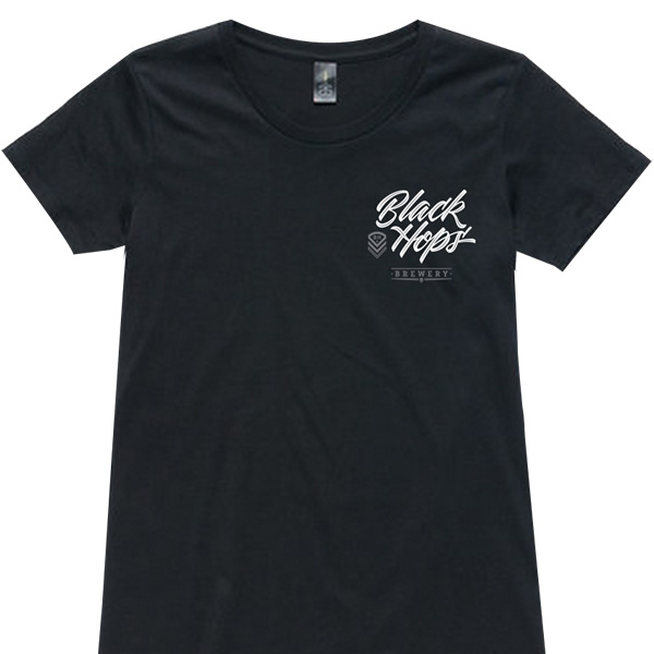 Women's T-Shirt Small Logo - Black Hops Brewing