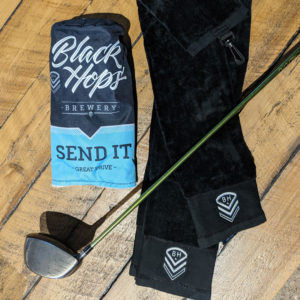 Send it Cover and Golf Towel with Golf Club